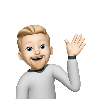 memoji with hand wave